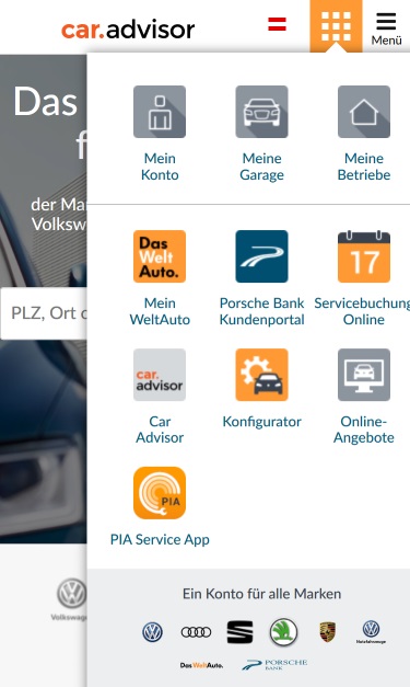 Application navigation Carlog